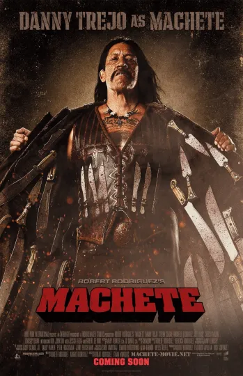 Discover Machete Movie Poster - Danny Trejo - Vertical Poster