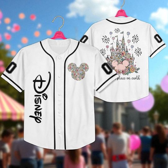 Discover Personalized Disney Baseball Jersey Team Disneyland, PDisney Mickey Mouse Baseball Jersey Mickey Mouse and Friends Jersey