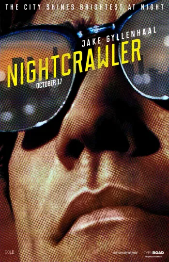 Nightcrawler Movie Poster Jake Gyllenhaal  Vertical Premium Matte Poster