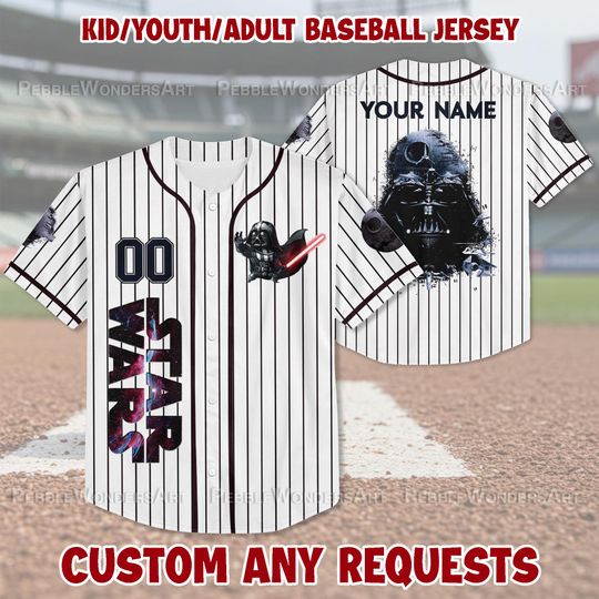 Discover Personalize Star Wars Baseball Jersey , Kids, Youth, Adult Disney Baseball Jersey Sports Cute Gifts For Fans Disney