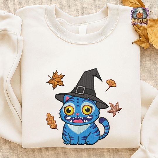 Goose On The Loose Embroidered Sweatshirt, Just A Spooky Goose Embroidered Shirt, Halloween Goose Shirt, Horror Goose Halloween Embroidery