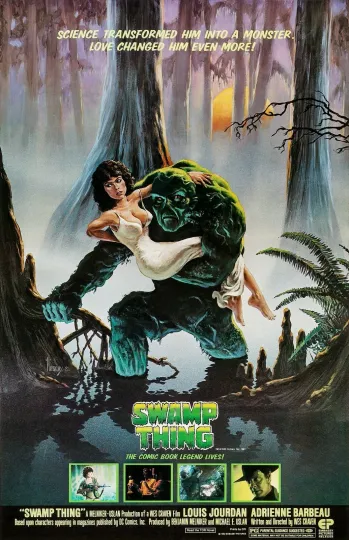 Discover Swamp Thing movie poster   - 11 x 17 inches - Adrienne Barbeau, Louis Jordan