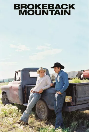 Brokeback Mountain Movie Poster, Heath Ledger & Jake Gyllenhaal, Vertical Poster