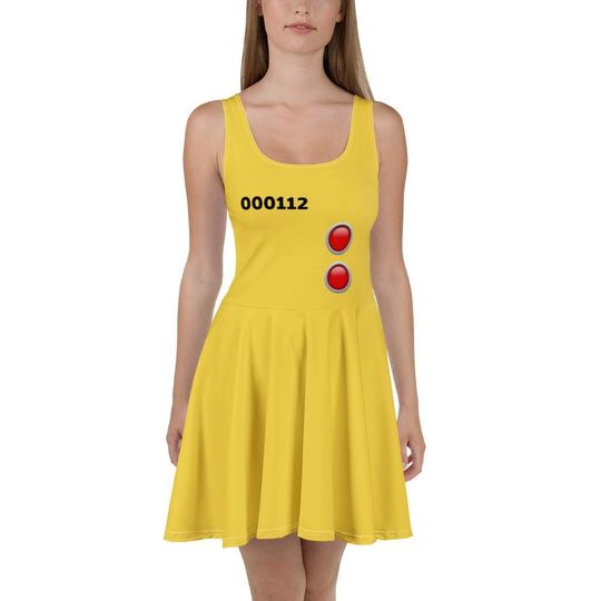 Child Detection Agency Costume, Cosplay inspired Skater Dress