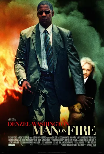 Discover Man on Fire Denzel Washington Poster