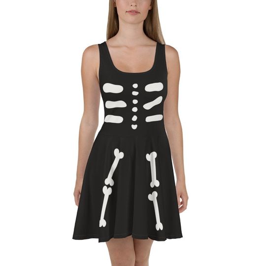 Discover The Barrell NBC Skater Dress – Fun Cartoon Style Casual Outfit for Women