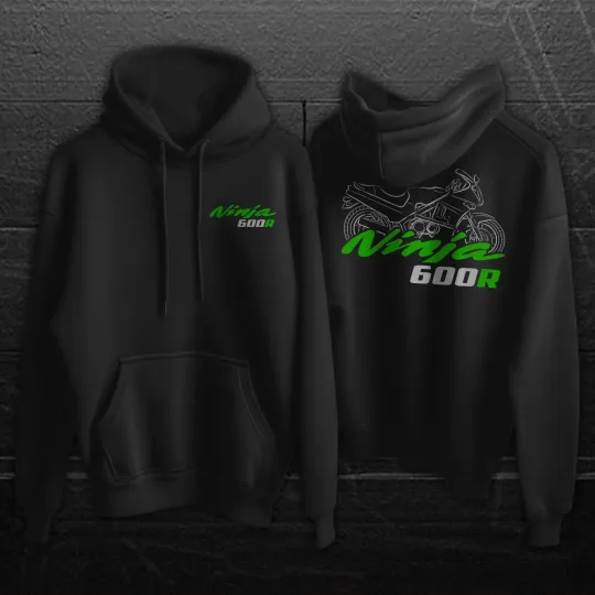 Discover Kawaasakii Ninja 600R 1985-1997 - Motorcycle Hoodie Pullover for Riders