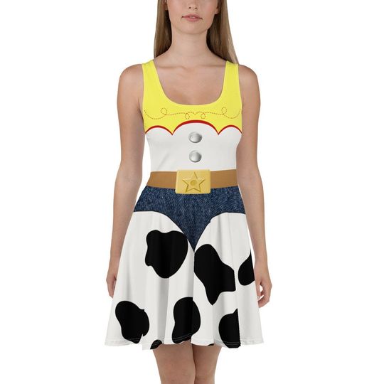 The Jessie Skater Dress – Fun Cartoon Style Casual Outfit for Women