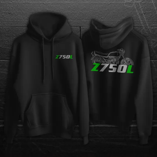 Discover Kawasaki Z750L & KZ750L 1981-1984 - Motorcycle Hoodie Pullover for Riders