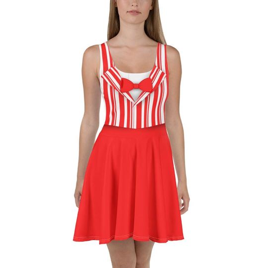 Discover Red Dapper Day Main Street Magic Inspired Skater Dress