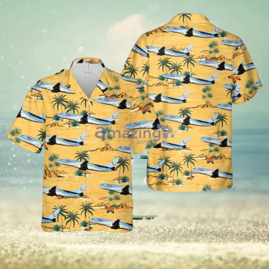 TUI Fly Belgium Boeing 737 Hawaiian Shirt for Men and Women