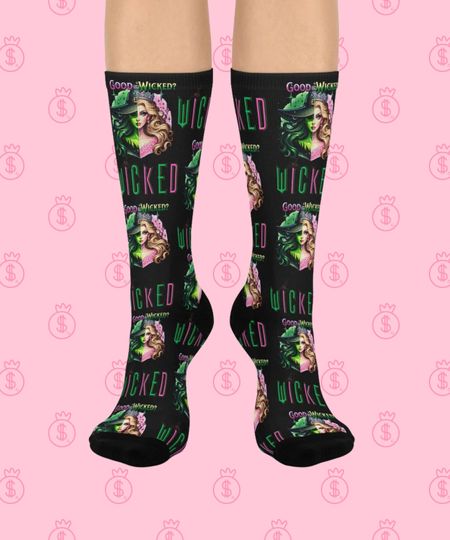 Discover Perfect Gift for Wicked Fans - Good or Wicked Socks, Christmas Stocking Stuffer, Secret Santa Gift, Holiday Present Idea, Novelty socks