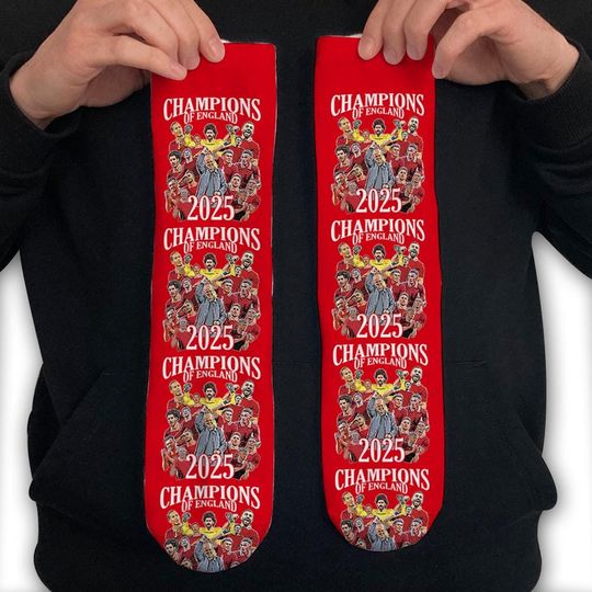 Discover Liverpool Champions Of England 2025 Socks