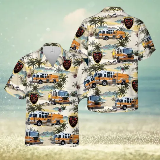 Discover Hanover Fire Department 3D Hawaiian Shirt Summer Holiday Men's and Women's Clothing