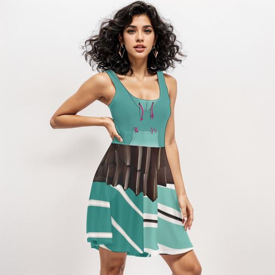 Vanellope Costume Dress: Sugar Rush Cosplay, Wreck-It Ralph Inspired