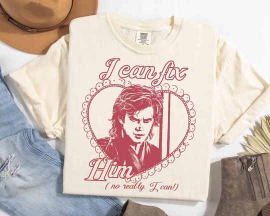 Coquette Anakin Skywalker I Can Fix Him Shirt, Star Wars Darth Vader Shirt, Revenge of the Sith 20th, Star wars Episode III, Jedi Aesthetic