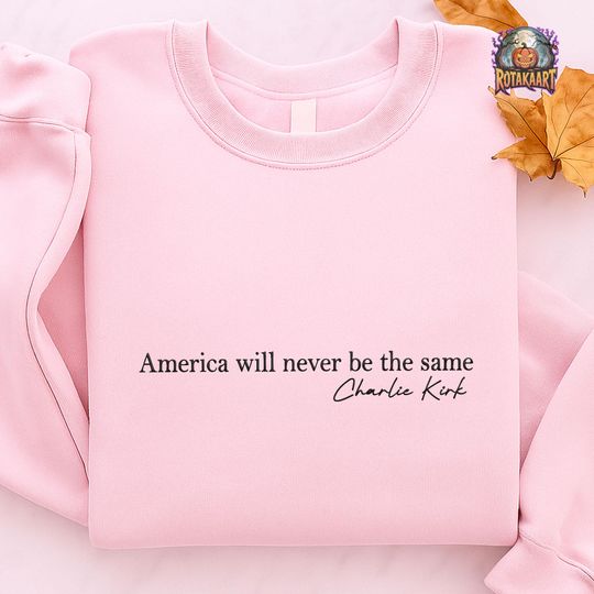 Discover Human Rights Embroidered Sweatshirt, Will Never Be The Same Embroidered Shirt, In Memory Of Charlie Shirt, Free Speech Embroidery