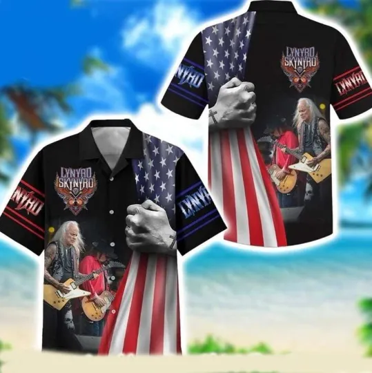 Lynyrd Skynyrd Special Flag Summer Aloha Gift For Fan Hawaiian Shirt