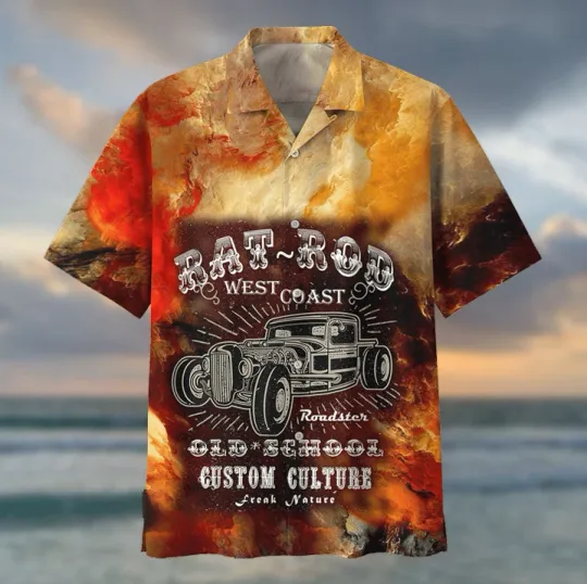Discover Hot Rod Hawaiian Shirt for Men