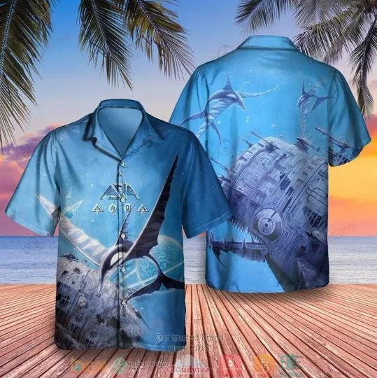 Discover Asia Band Aqua Hawaiian Shirt