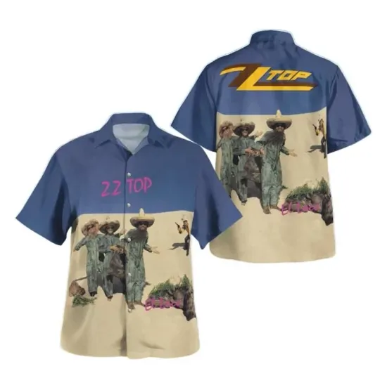 Discover ZZ Top Summer Beach Aloha Hawaiian Shirt