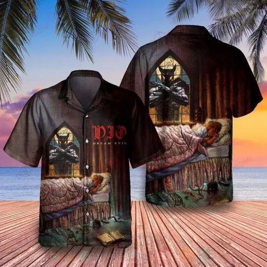 Discover Dio Dream Evil Album Hawaiian Shirt