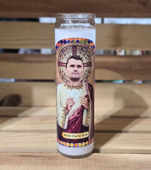 Charlie Kirk Prayer Candle
