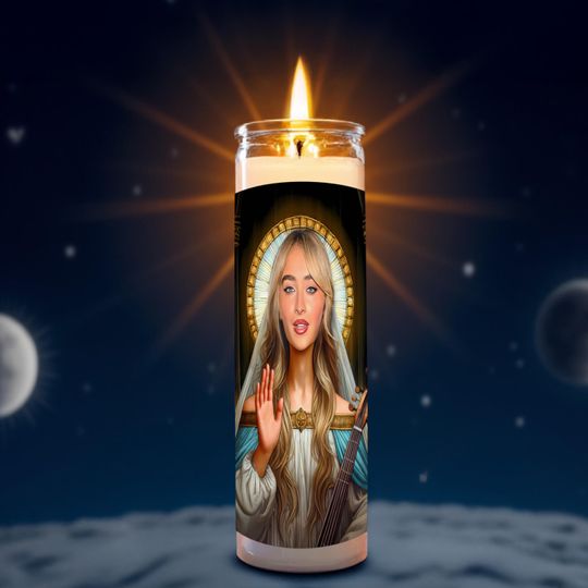 Discover Saint Sabrina Celebrity Prayer Candle