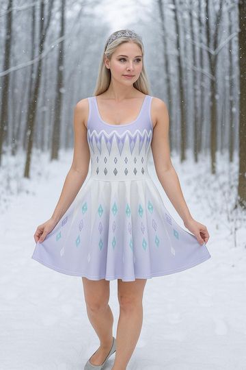 Discover Elsa Dress Womens Disney running Costume Cosplay