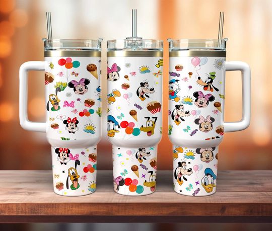 Discover Cartoon Characters 40oz Tumbler Wrap Png, Cartoon Mouse 2 pieces 40oz Wrap Png, Cartoon Movies 40oz Tumbler Png, Sublimation Designs