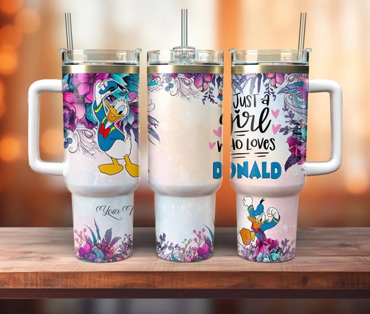 Discover Custom Just A Girl Who Loves Cartoon 40oz Tumbler Png, Cartoon Characters 2 pieces 40oz Wrap Png, Cartoon Movies Wrap, Sublimation Designs