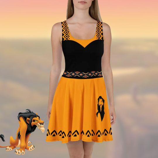 Lion King Scar womens dress Disney costume running dress run Disney cosplay