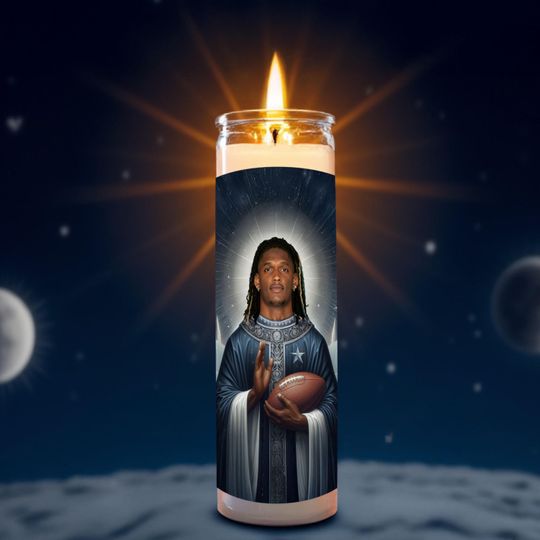 Discover Saint CeeDee Lamb Celebrity Prayer Candle
