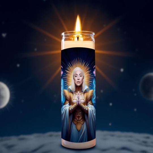 Gaga Celebrity Prayer Candle