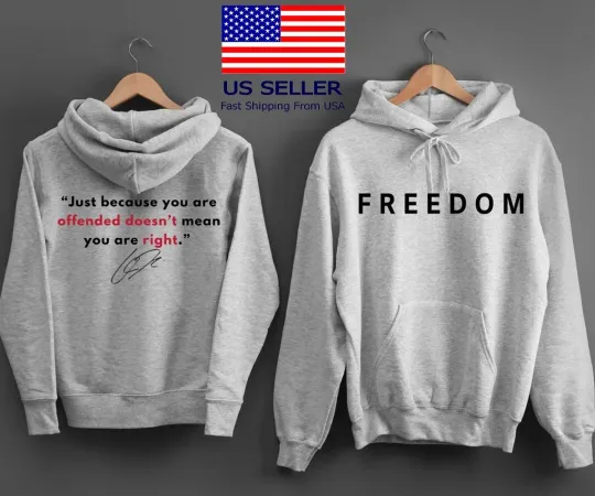 Freedom Charlie Kirk Hoodie - Quote Doesn't Mean You're Right