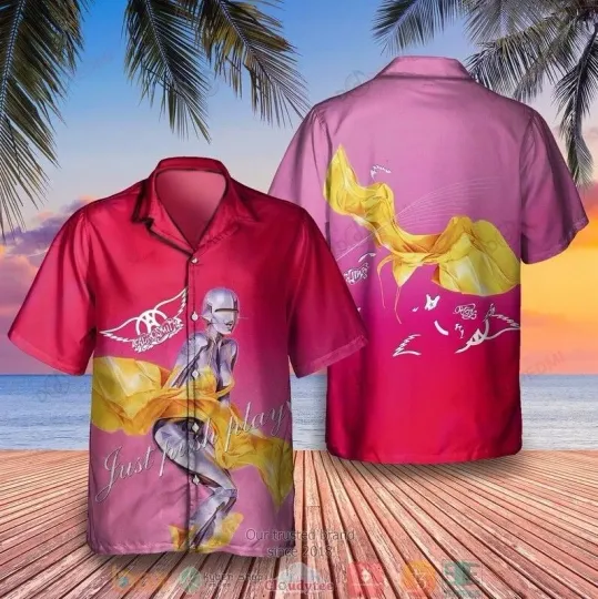 Discover Aerosmith Band Just Push Play Hawaiian Shirt