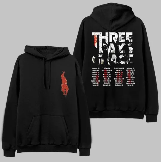 Discover Three Days Grace Alienation 2025 Tour Hoodie Unisex