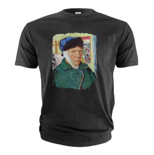 Discover Funny Trump Van Gogh T-Shirt with Donald Trump Illustration