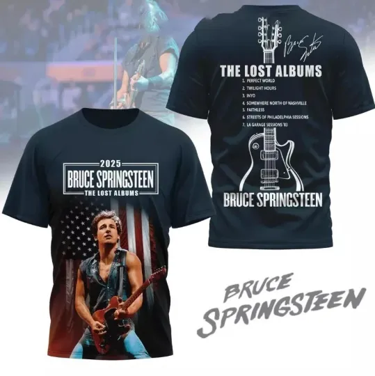 Discover Bruce Springsteen The Lost Albums 2025 AOP 3D T-shirt