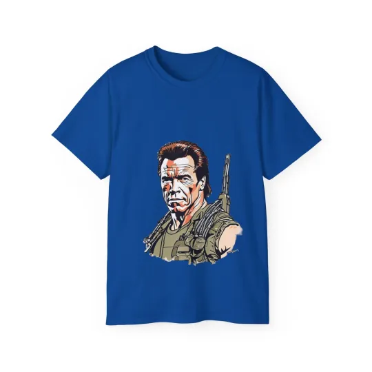 Get to the Choppa Arnold Predator Unisex T-Shirt - Classic Action Film Tee