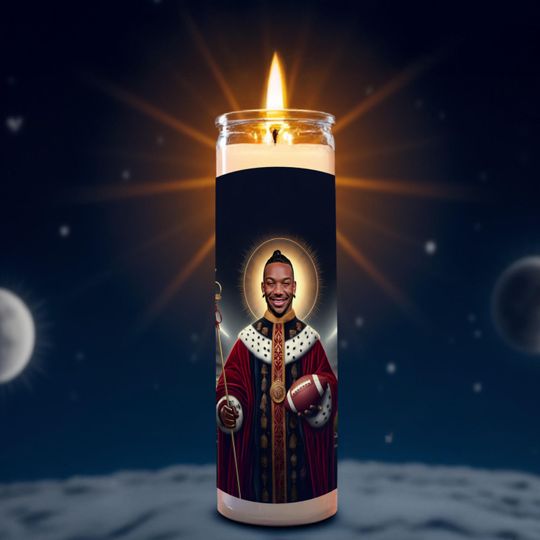 Discover Bijan Robinson Celebrity Prayer Candle