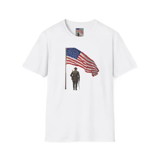 Discover Men's American Flag Patriotic T-Shirt, Graphic Tee