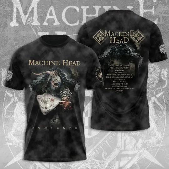 Discover Machine Head Unatoned 3D T-Shirt
