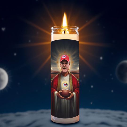 Andy Reid Celebrity Prayer Candle
