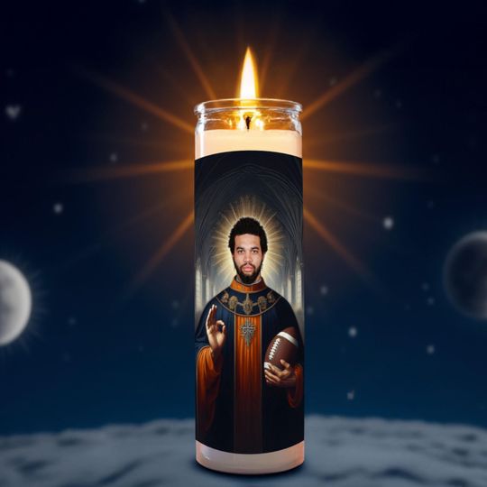 Caleb Williams Celebrity Prayer Candle