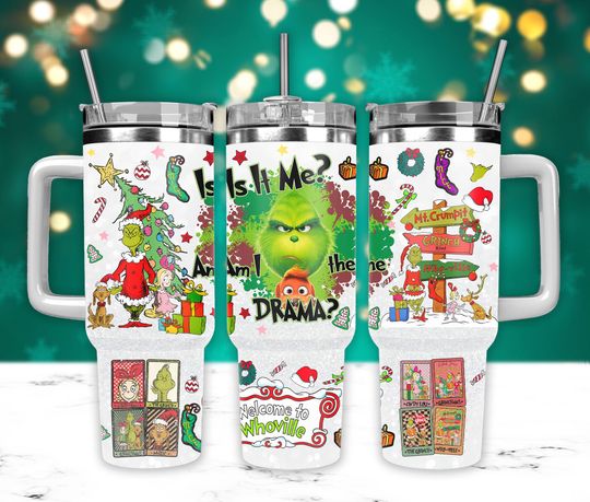 Discover Cartoon Christmas 40oz Tumbler, Cartoon Characters 40oz, Cartoon Movies Christmas 40oz Tumbler