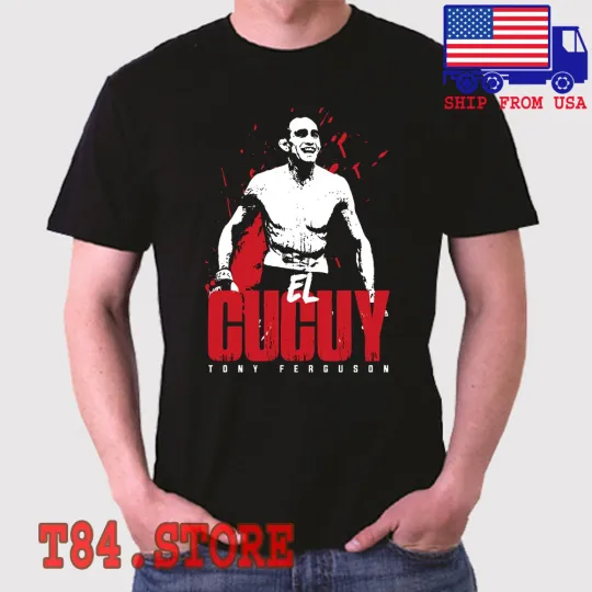 Discover Tony Ferguson El Cucuy MMA Fighter Champ Men's T-Shirt Black
