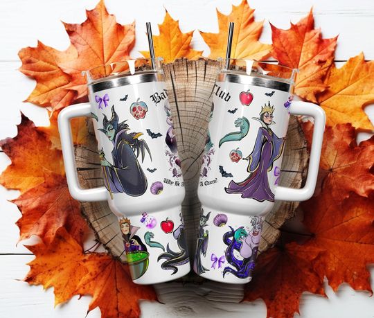 Discover Villain Characters 40oz Tumbler, Cartoon Characters 40oz, Cartoon Movies 40oz Tumbler