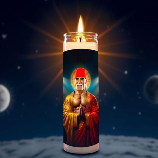 Hulk Hogan Celebrity Prayer Candle