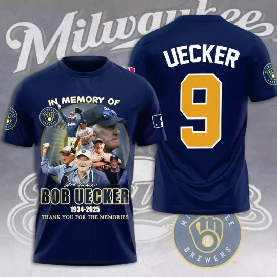 Bob Uecker 3D SHIRT All sizes thank for the memories